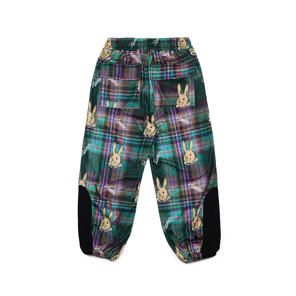 ROYAL FLEECE JOGGER PANTS BEAR RABBIT DARK CHECK