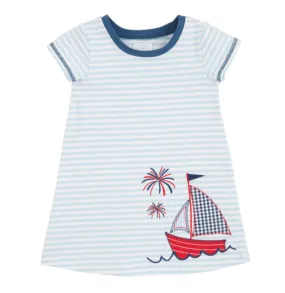 Sailboat T-Shirt Toddler Dress