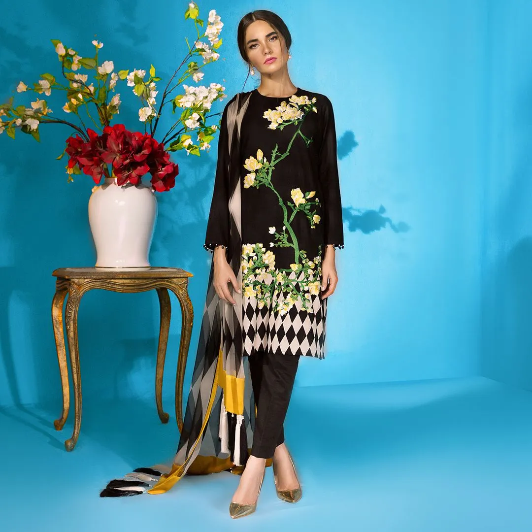 Sana Safinaz Muzlin Winter Collection 2018 – 3A