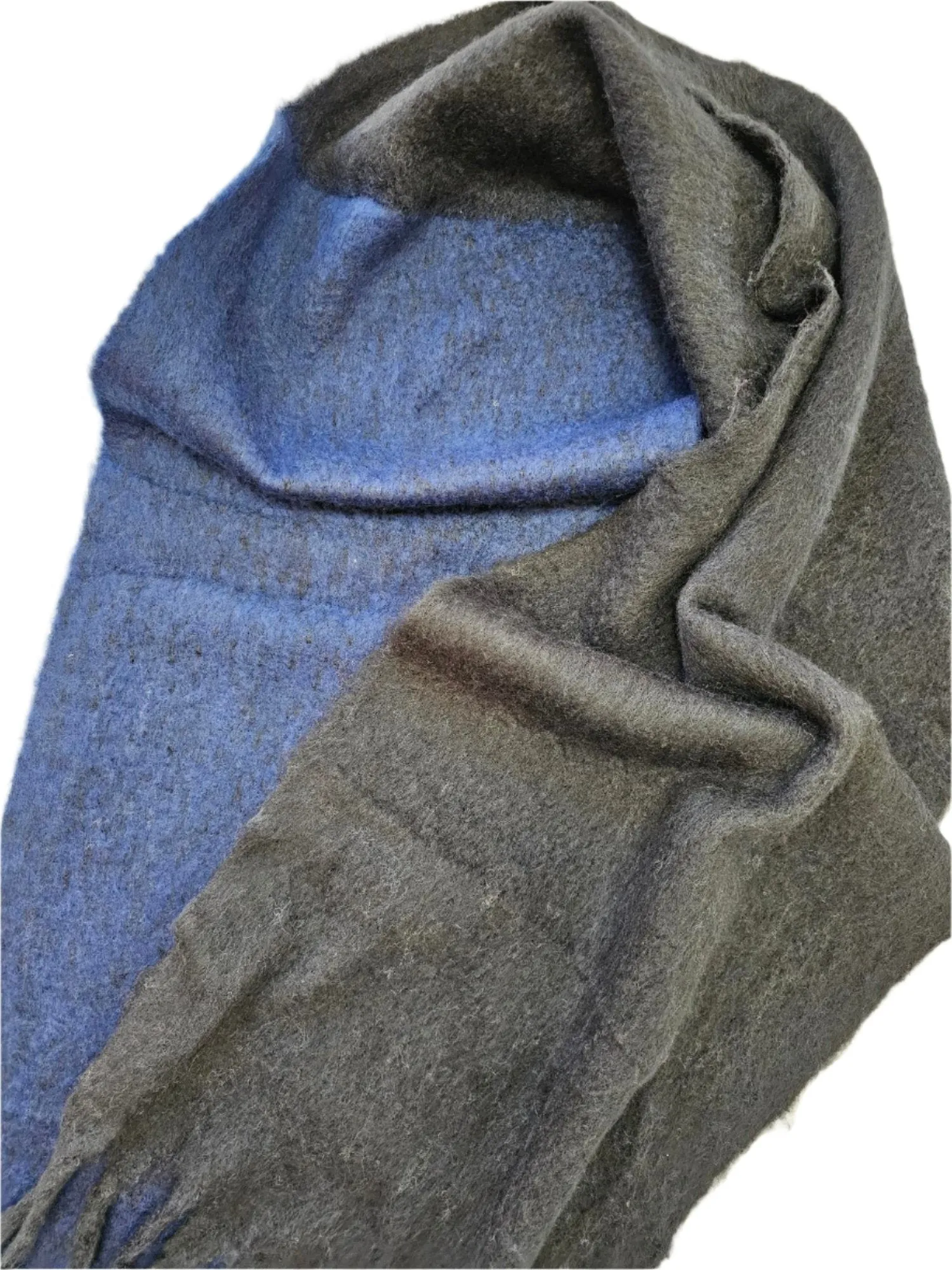 Scarf  Blue & Black  Super Soft Warm  Women's B910825