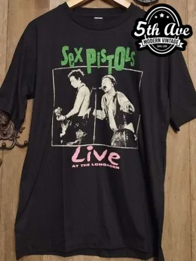 Sex Pistols Live at the Longhorn - New Vintage Band T shirt