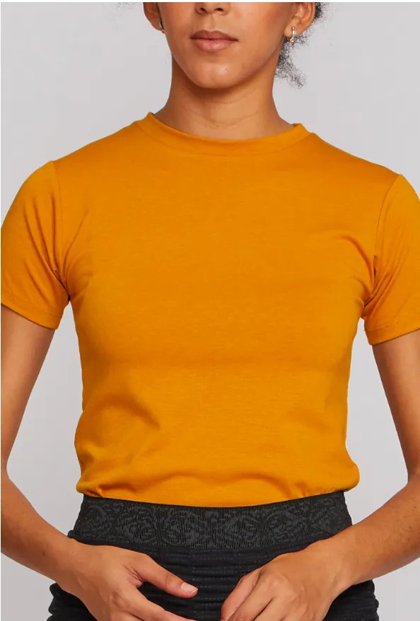 Shosh Saffron Fitted Tee