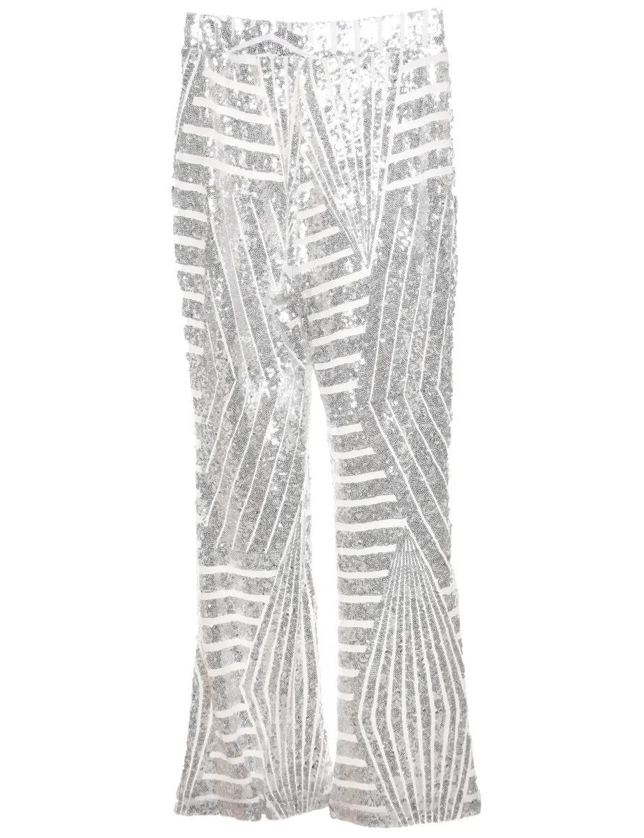 Silver Trousers - W26 L29