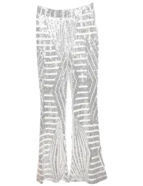 Silver Trousers - W26 L29