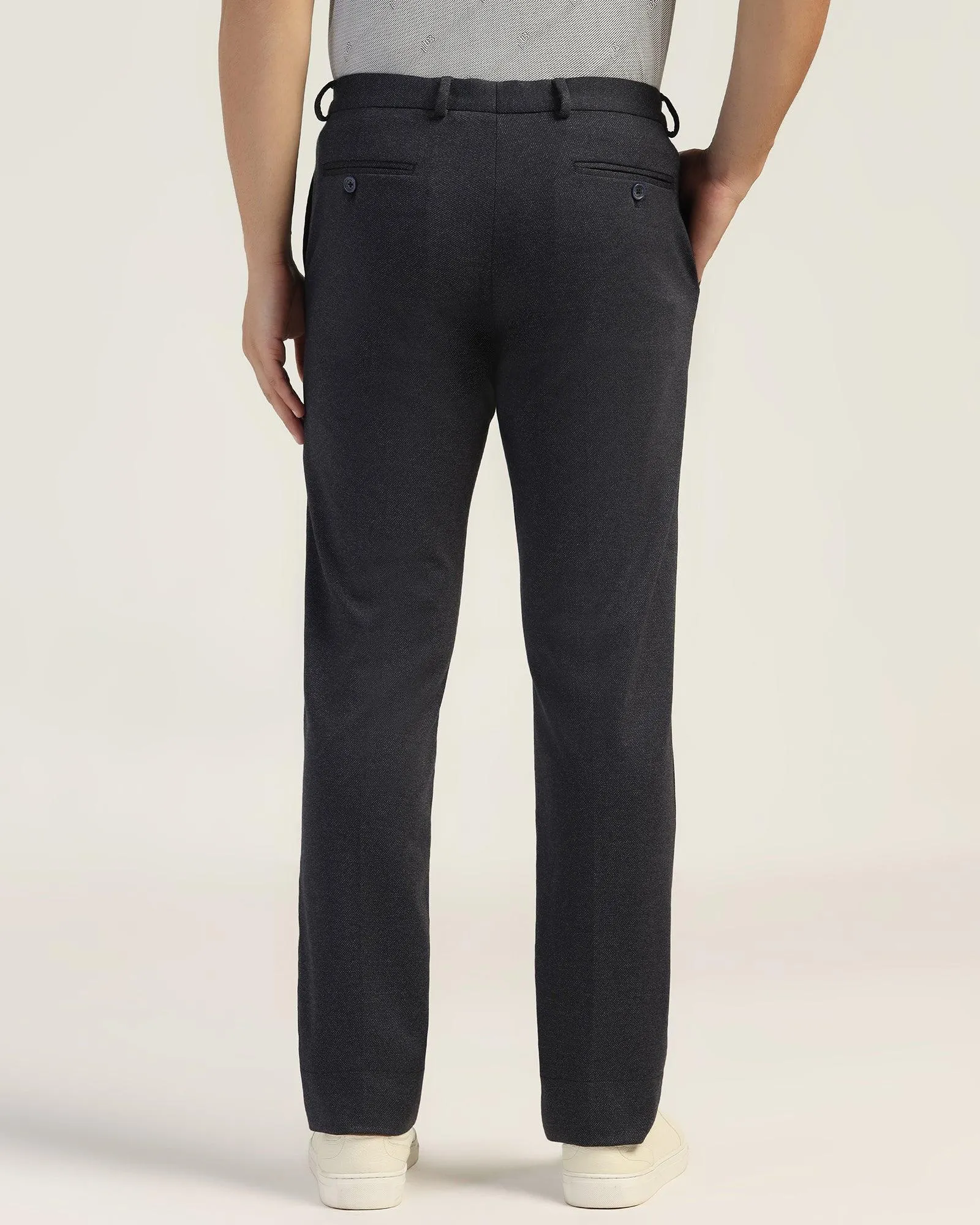 Slim Comfort B-95 Formal Navy Textured Trouser - Rover