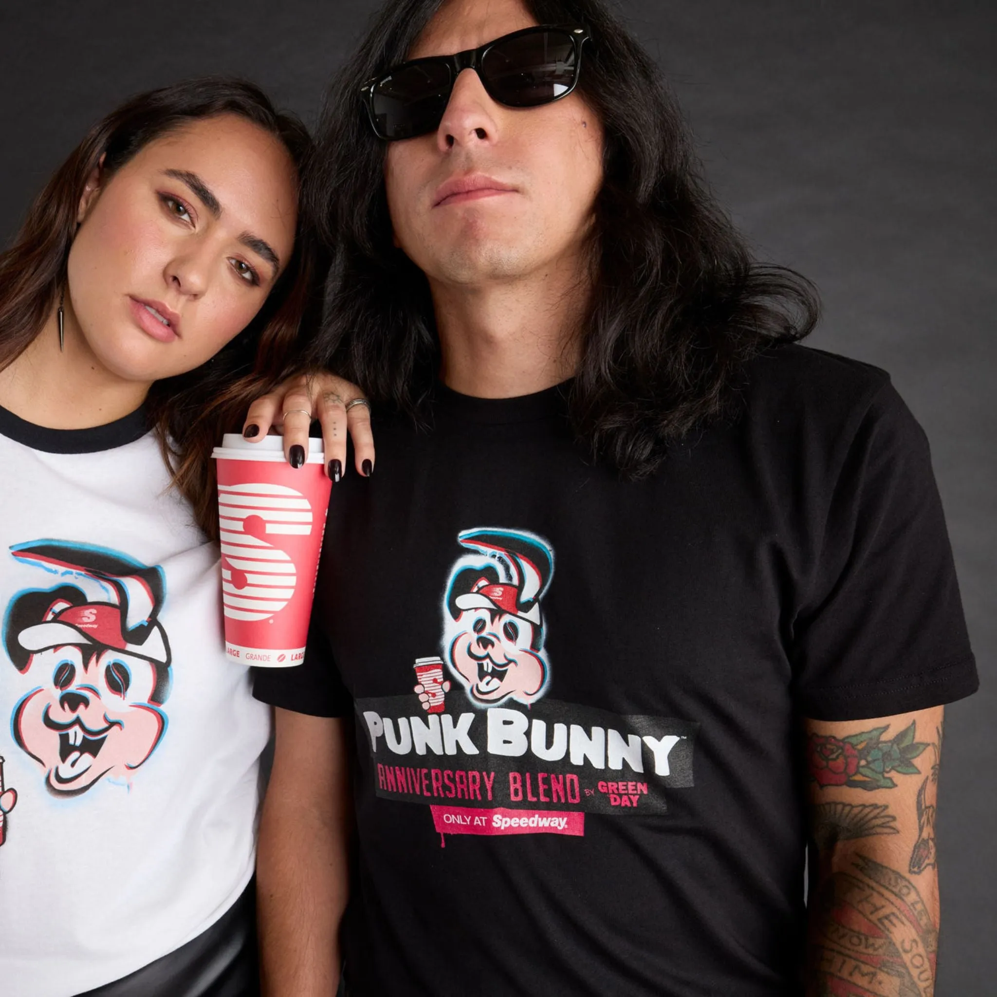 Speedway® x Punk Bunny™ Spray Paint Baseball Tee