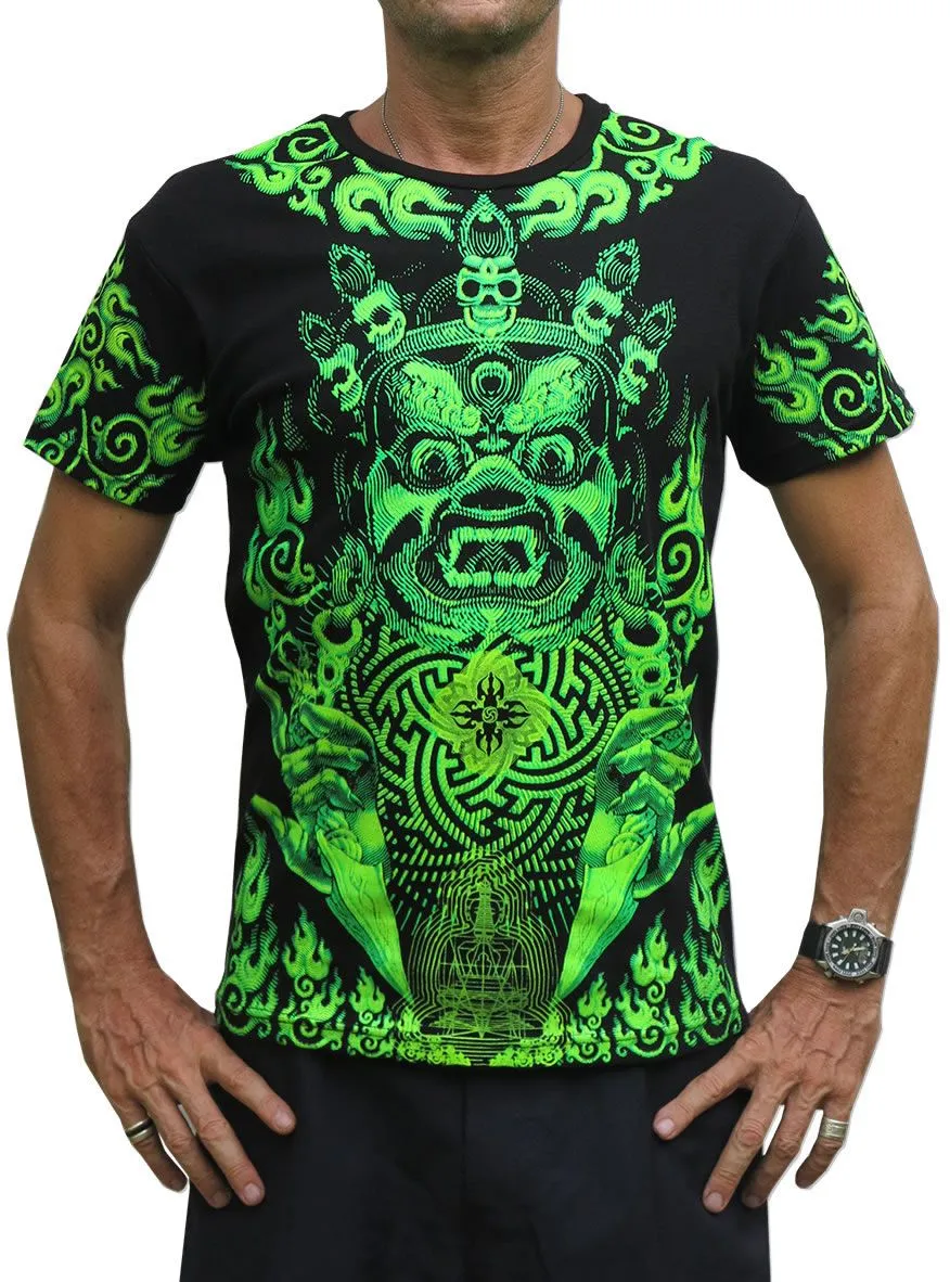 S/S Symbol Print T : Lime Mahakala