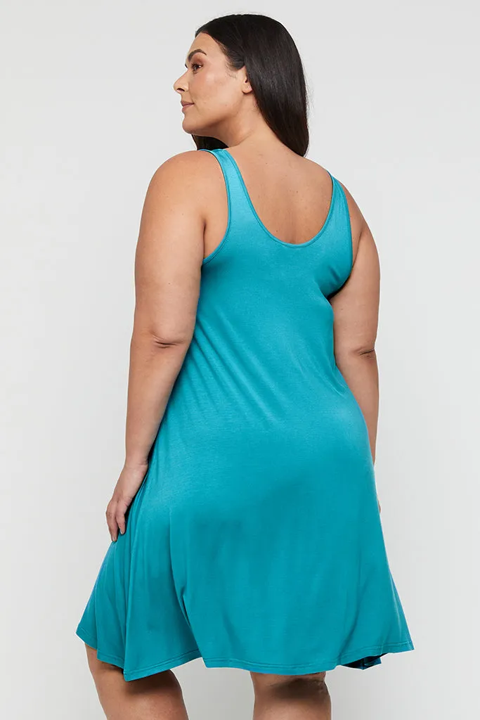 Swing Dress - Teal