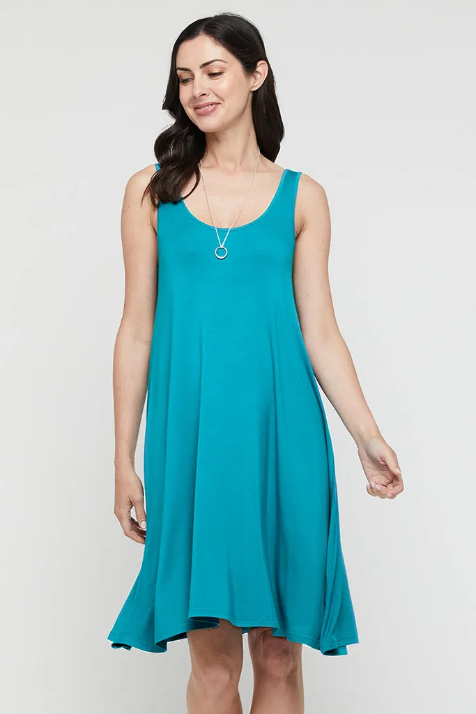 Swing Dress - Teal