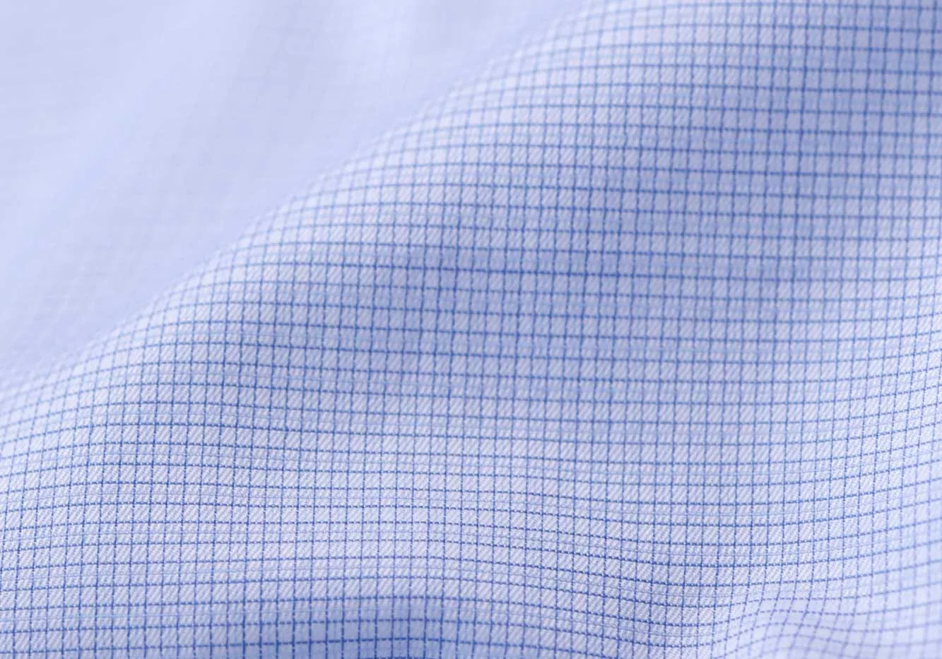 The Blue Strauss Small Check Custom Shirt