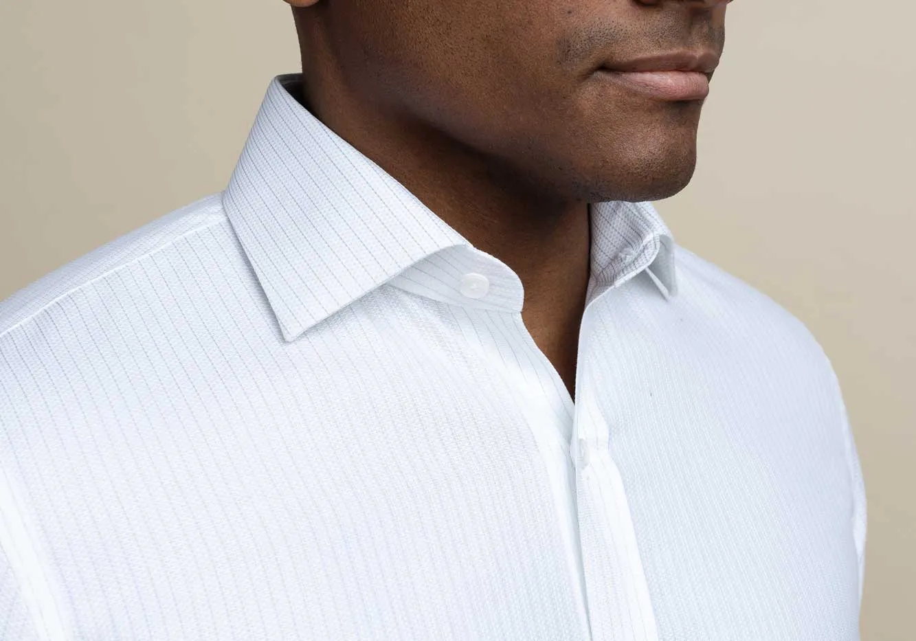 The Light Blue Lenox Sport Stripe Custom Shirt