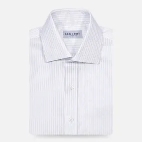 The Light Blue Lenox Sport Stripe Custom Shirt