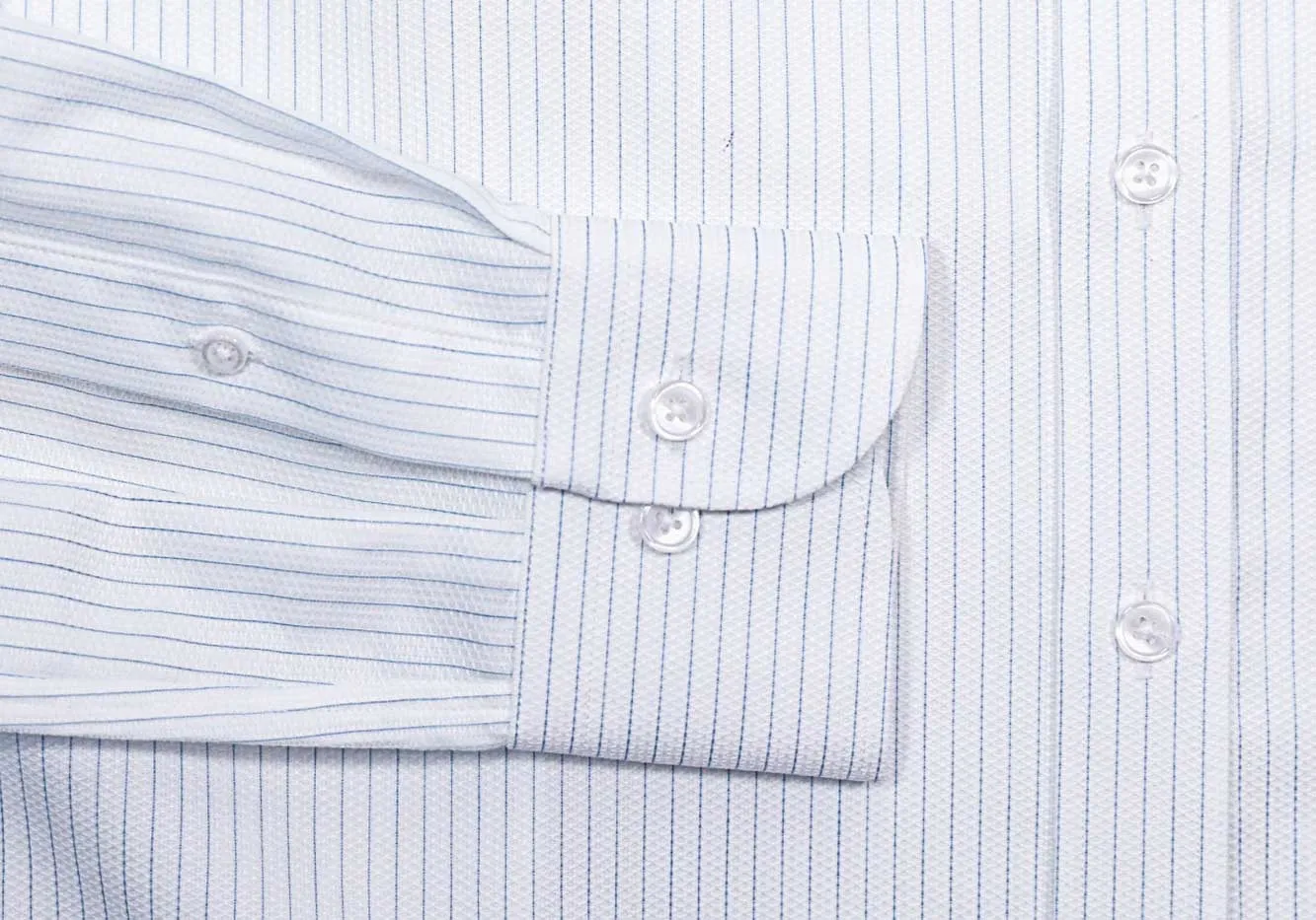 The Light Blue Lenox Sport Stripe Custom Shirt