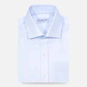 The Light Blue Pelton Royal Oxford Custom Shirt with Pocket