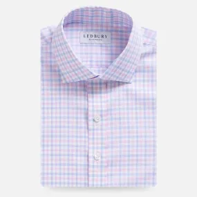 The Pink Arville Check Comfort Stretch Custom Shirt