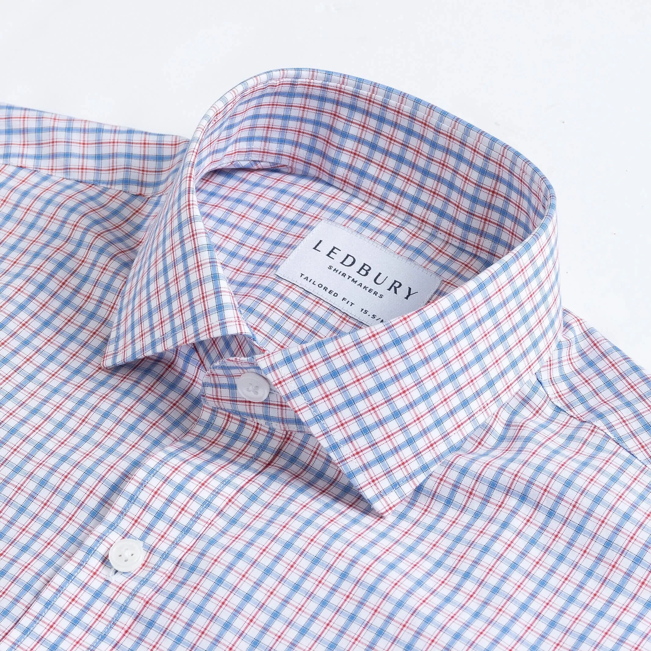 The Red Hallock Check Custom Shirt