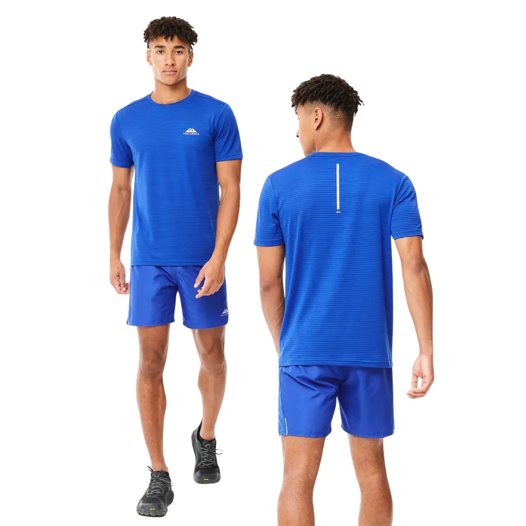 Trailberg Linear T-Shirt / Shorts Set - Cobalt Blue