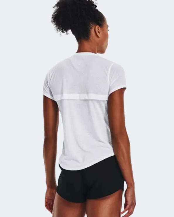 Under Armour Streaker Short Sleeve Women Running T-Shirt White/Reflective