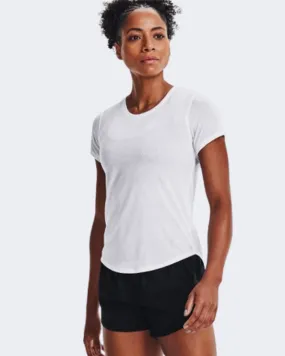 Under Armour Streaker Short Sleeve Women Running T-Shirt White/Reflective