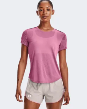 Under Armour Streaker Snowcloud Women Running T-Shirt Pink 1373497-669