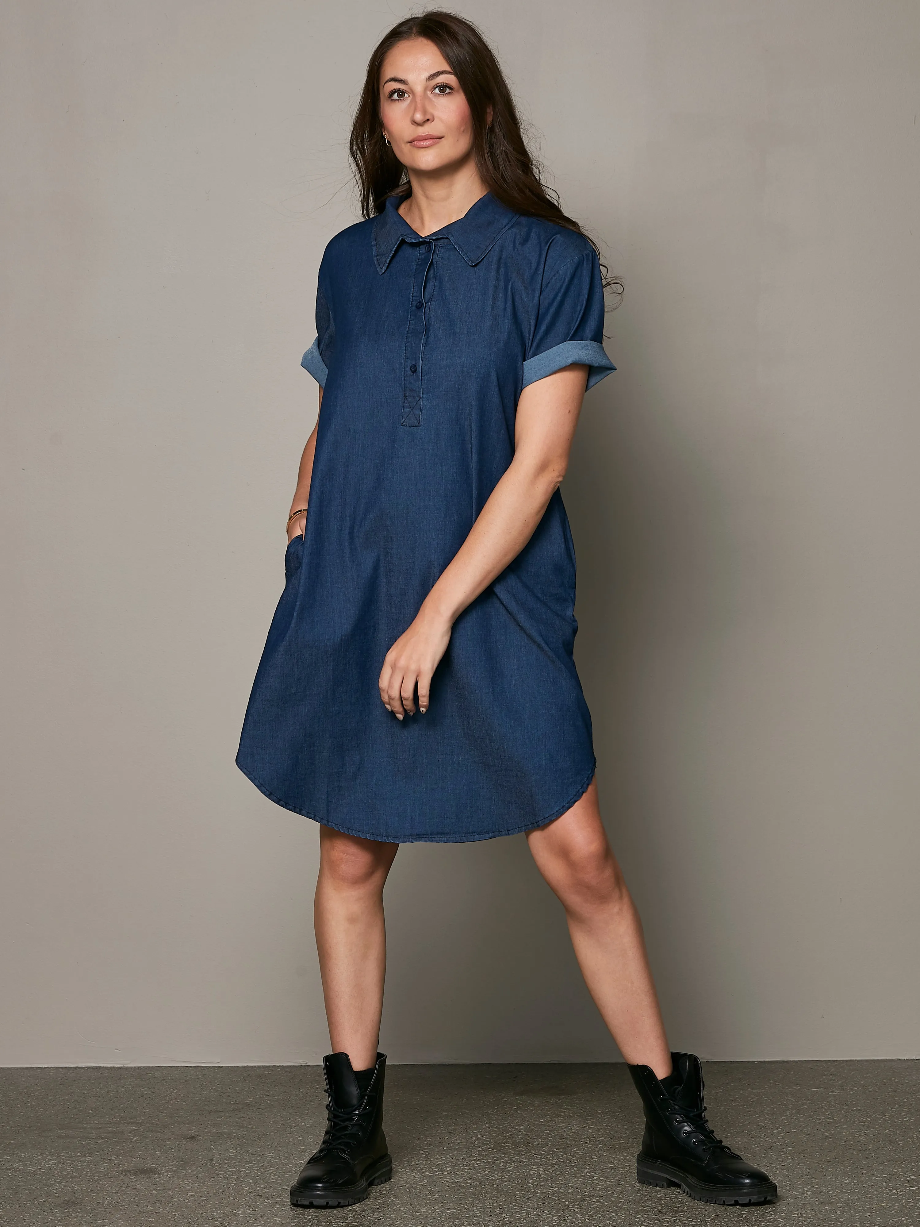 VELA dress - Denim