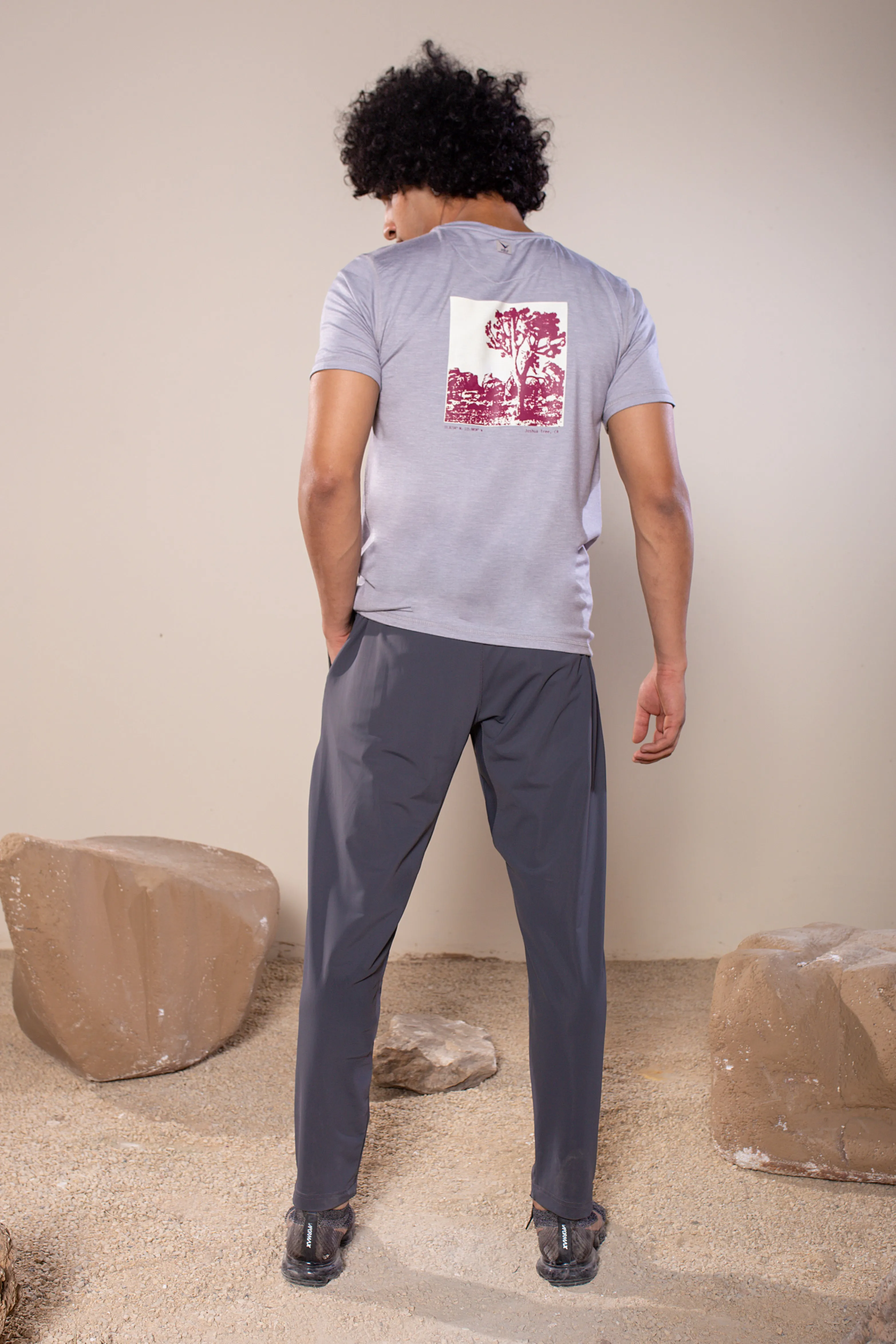 VOLO Bamboo Tee Heather Gray "Joshua Tree" 2.0