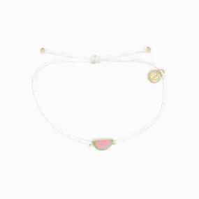 Watermelon Charm Bracelet White