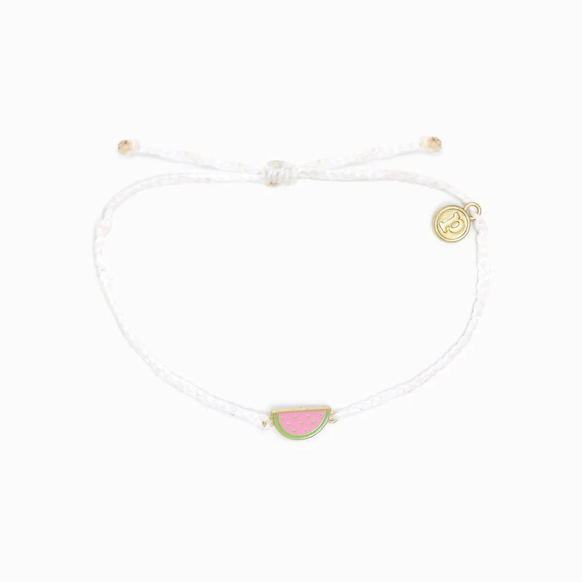 Watermelon Charm Bracelet White