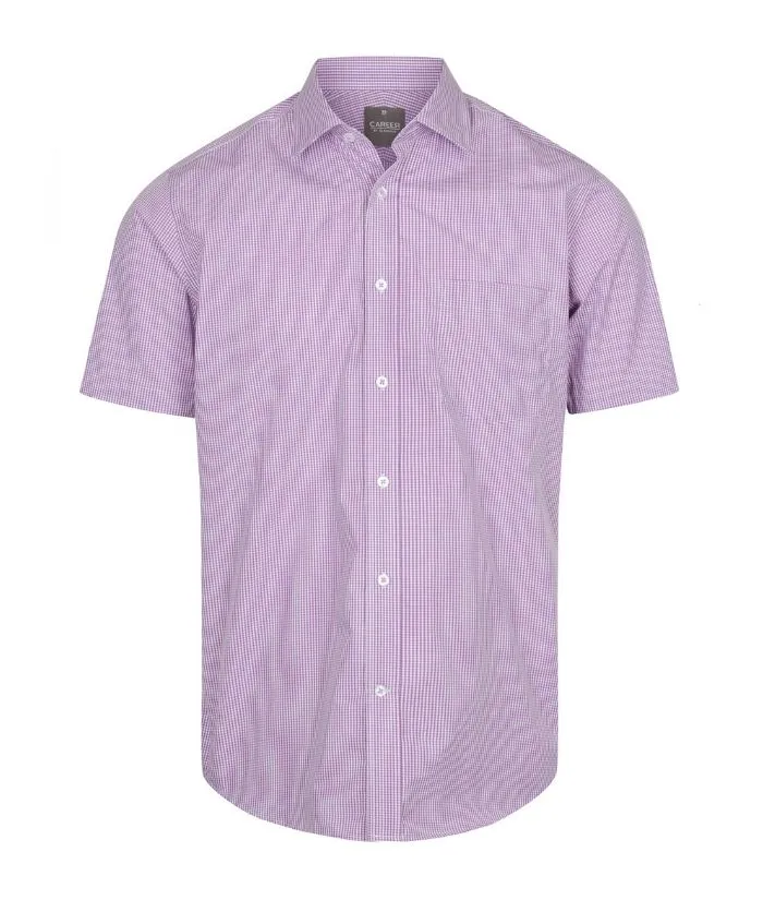 Westgarth Mens Gingham Short Sleeve Shirt