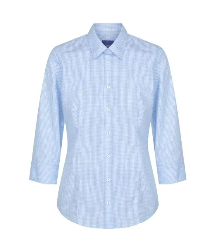 Westgarth Womens Gingham 3/4 Sleeve Shirt