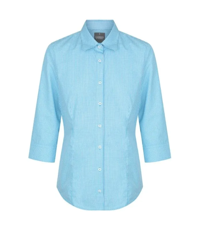 Westgarth Womens Gingham 3/4 Sleeve Shirt