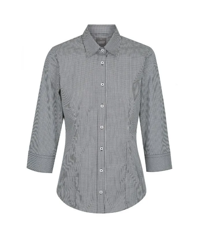 Westgarth Womens Gingham 3/4 Sleeve Shirt