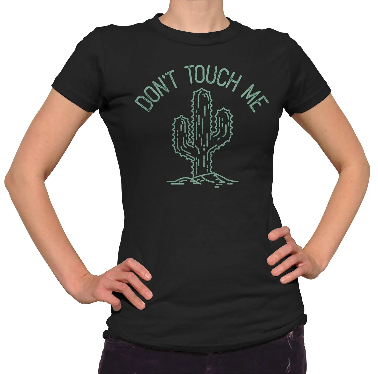 Women's Don't Touch Me Cactus T-Shirt