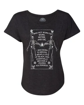 Women's Feared Poltergeist Scoop Neck T-Shirt