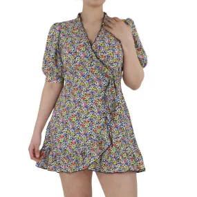 Women's Floral Mini Dress,Multi