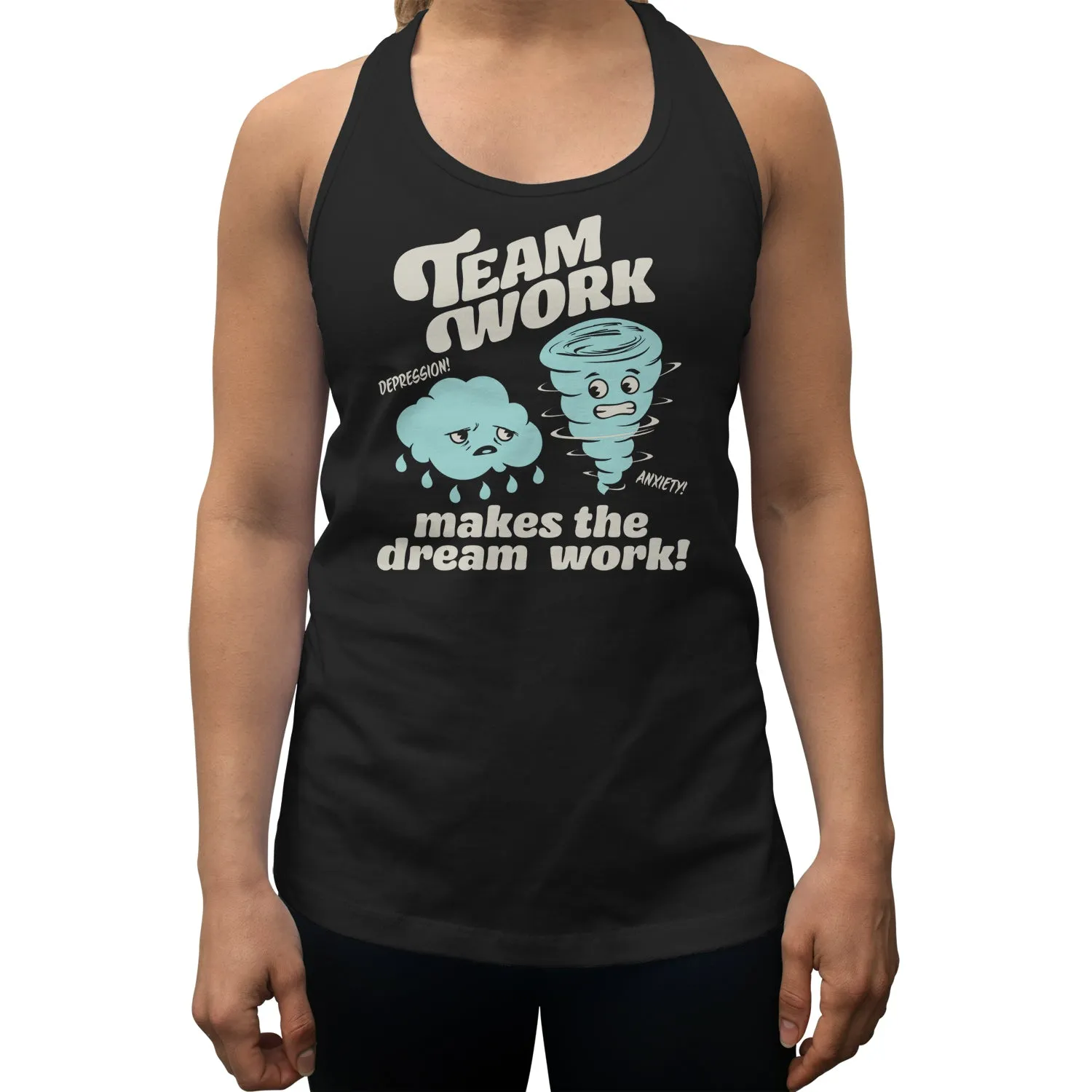 Women's Team Work Makes the Dream Work Racerback Tank Top