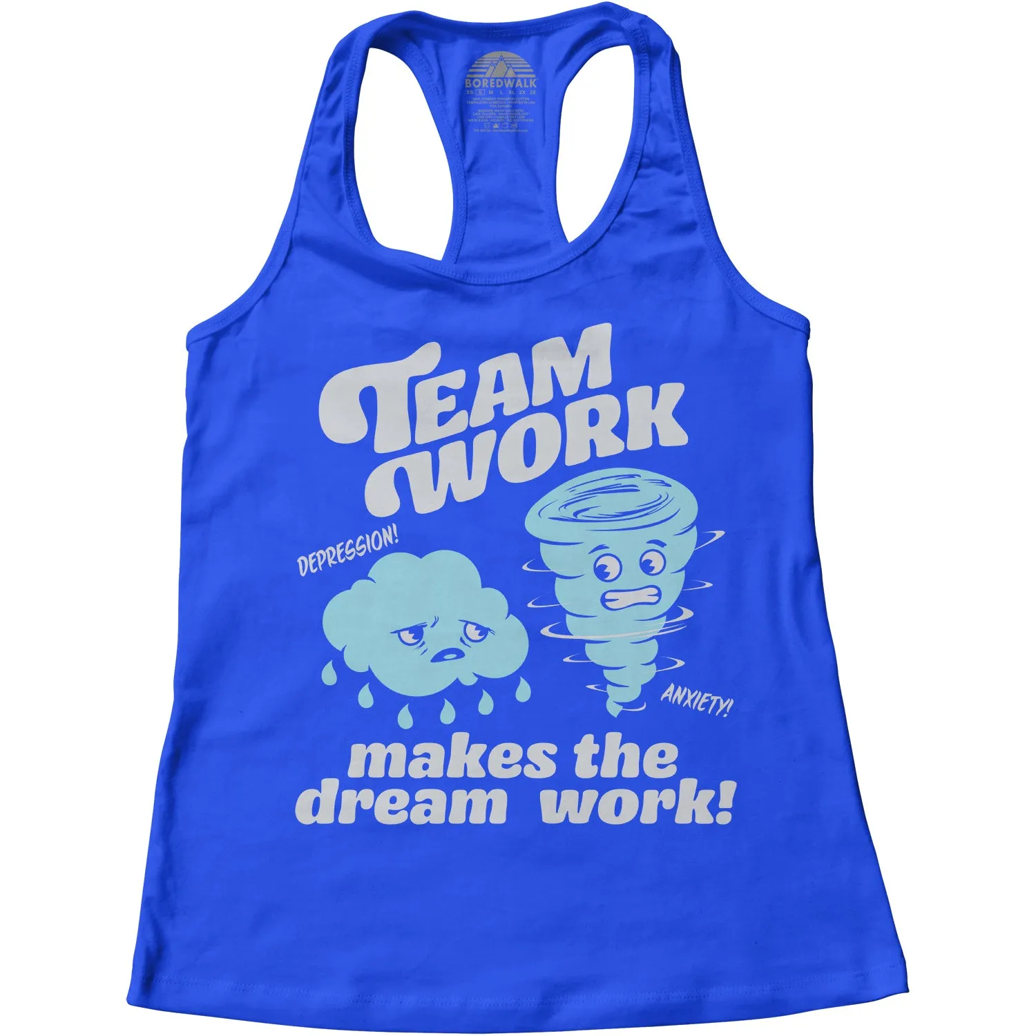 Women's Team Work Makes the Dream Work Racerback Tank Top