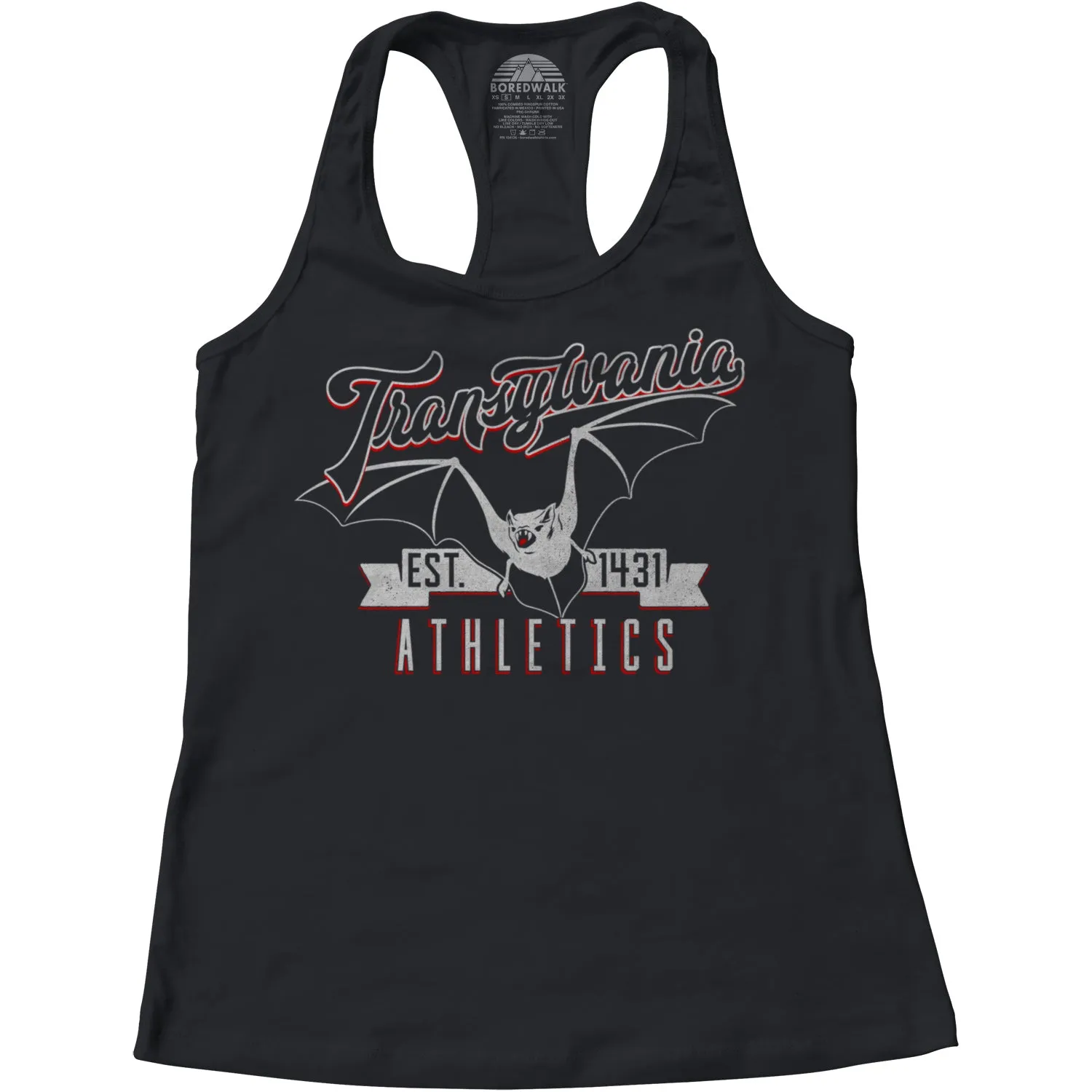 Women's Transylvania Athletics Racerback Tank Top