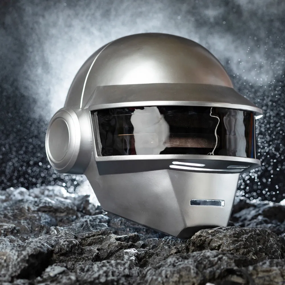 Xcoser Daft Punk Thomas Bangalter Vollkopf Helm Cosplay Silber Replik Requisiten Halloween Party