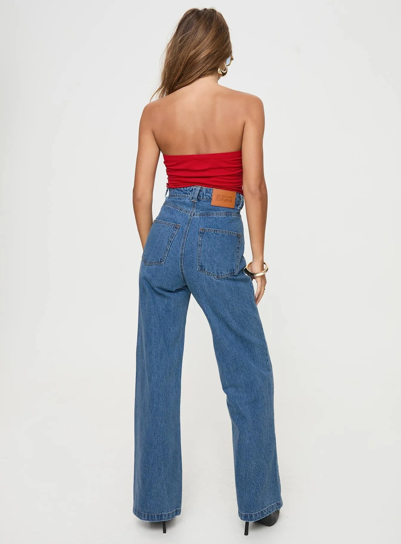 Zephee Wide Leg Jeans Light Wash Tall